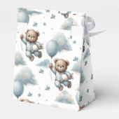 テディベアインブルーパジャマ誕生日 フェイバーボックス (裏面サイド)