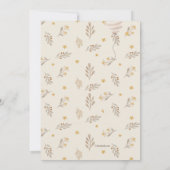 テディベアウェルカムベビーカード 招待状 (裏面)