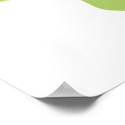 テディベアウェルカムベビー子供部屋デザイン ポスター (角)