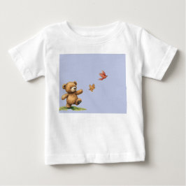テディベアウォーキングトート ベビーTシャツ