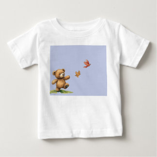 テディベアウォーキングトート ベビーTシャツ