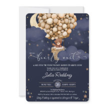 テディベアエアバルーンきらびやかな星ベビーシャワー