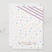 テディベアエクスプローラー誕生日招待状 招待状 (裏面)