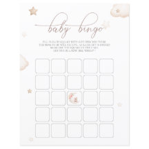 テディベアオンザムーンニュートラルベビービンゴゲーム