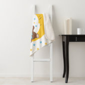 テディベアオンザムーンベビー誕生統計 シェルパブランケット (インサイチュ)