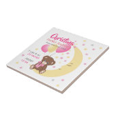 テディベアオンザムーンベビー誕生統計 タイル (側面)