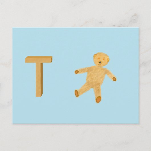 テディベアカード ポストカード (正面)