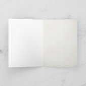 テディベアガールフレンド友情グリーティングカード カード (内部)