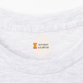 テディベアキッズウェア名 ラベル (貼付)