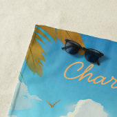 テディベアキッズビーチとプールタオル ビーチタオル (インサイチュ)