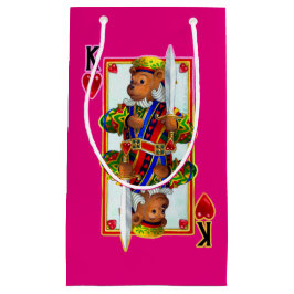 テディベアキングオブハート抱き枕 スモールペーパーバッグ