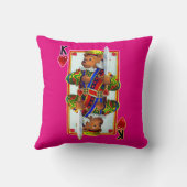 テディベアキングオブハート装飾用クッション クッション (裏面)