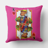 テディベアキングハート クッション (裏面)