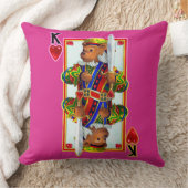 テディベアキングハート クッション (ブランケット)