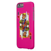 テディベアキングハートiPhone 6ケース Case-Mate iPhoneケース (裏面左)