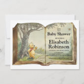 テディベアシャワーパーソナライズされた招待状 招待状 (正面)