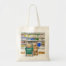 テディベアショッピングaiがアートを生み出した トートバッグ