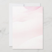 テディベアジェンダーリビールお祝い招待状 招待状 (裏面)