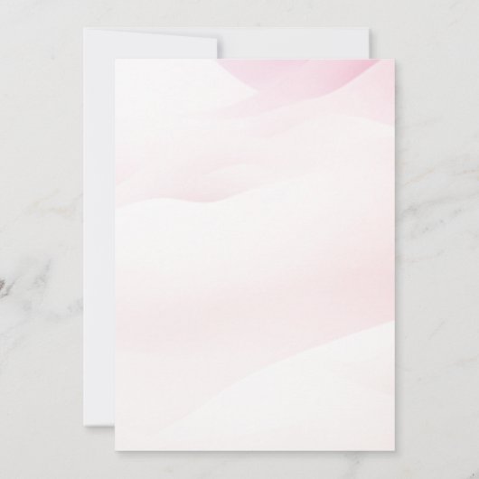 テディベアジェンダーリビールお祝い招待状 招待状 (裏面)