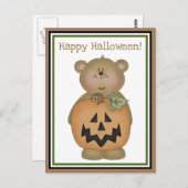 テディベアジャック・オランタン ポストカード (正面/裏面)