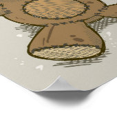 テディベアスケッチ ポスター (角)