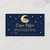 テディベアスターズ赤ちゃんシャワーおむつラッフルカード エンクロージャーカード (正面)