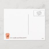 テディベアストロベリーエッグハッピーイースターポストカード シーズンポストカード (裏面)