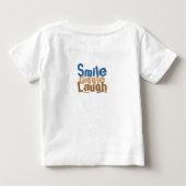 テディベアスマイル笑い声 ベビーTシャツ (裏面)