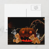 テディベアズハロウィンはがき ポストカード (正面/裏面)