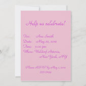 テディベアズピクニック招待状テンプレート 招待状 (裏面)