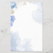 テディベアズ推測ベビーフードシャワーゲームカード チラシ (裏面)