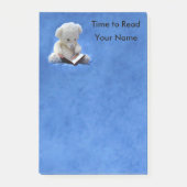 テディベアタイムトゥリード4x6 ポストイット (正面)