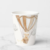 テディベアタン熱気球 紙コップ (裏面)