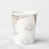 テディベアタン熱気球 紙コップ (左)