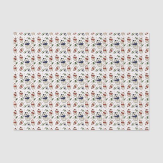 テディベアティッシュペーパー 薄葉紙 (正面)