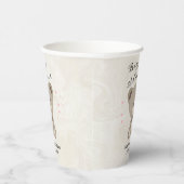 テディベアテーマベビーシャワー(ガールズピンク) 紙コップ (右)