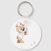 テディベアナースキーチェーン キーホルダー (裏面)