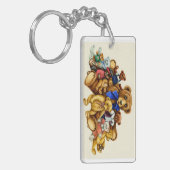 テディベアハグズキーチェカスタマイズーン キーホルダー (正面左)