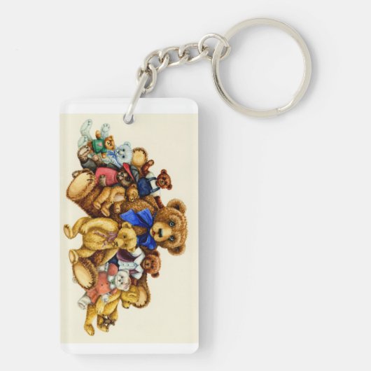 テディベアハグズキーチェカスタマイズーン キーホルダー (裏面)