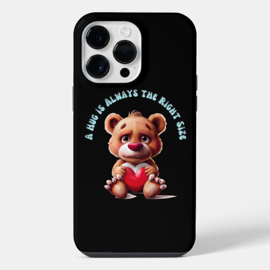テディベアハグ iPhoneケース (裏面)
