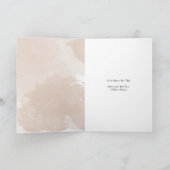 テディベアハッピーバースデーグリーティングカード サンキューカード (内部)