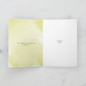 テディベアハッピーバースデーグリーティングカード サンキューカード (内部)