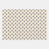 テディベアハート・セーター ラッピングペーパーシート (正面3)