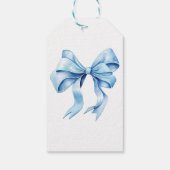 テディベアバカラフルルーンベアリー第1誕生日 ギフトタグ (裏面)