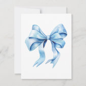 テディベアバカラフルルーンベアリー第1誕生日 招待状 (裏面)