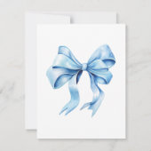 テディベアバカラフルルーンベアリー第1誕生日 招待状 (裏面)