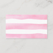 テディベアバラ金ゴールドバルーン赤ちゃんシャワー プレイスカード (裏面)