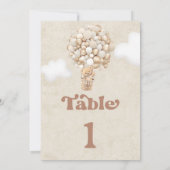 テディベアバルーンのテーブル番号 (裏面)