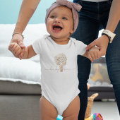 テディベアバルーンニュートラル ベビーボディスーツ