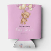 テディベアバルーンピンククーラーボックス 缶クーラー (裏面)